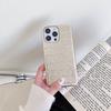 Alligator pattern 16/15/17 Apple phone case 1pro solid color 15promax trendy hand