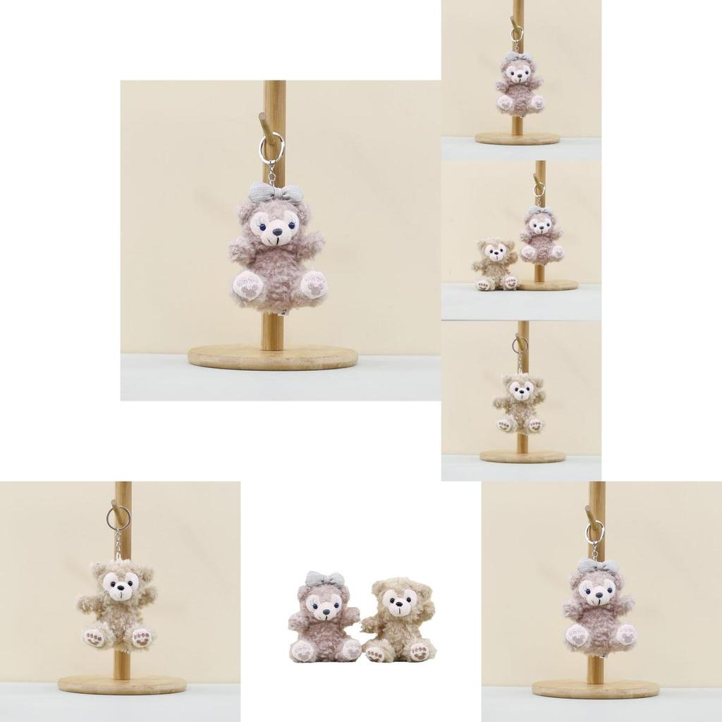 Adorable Duffy Bear Plush Keychain Soft Toy Cute Doll Accessory For Bags