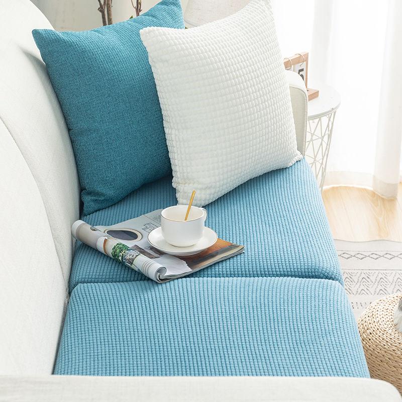 Thickened Plush-touch Sofa Cushion Cover Elastic All -Inclusive Living Room Sofa Cover Removable And Machine Washable Furniture Protective
