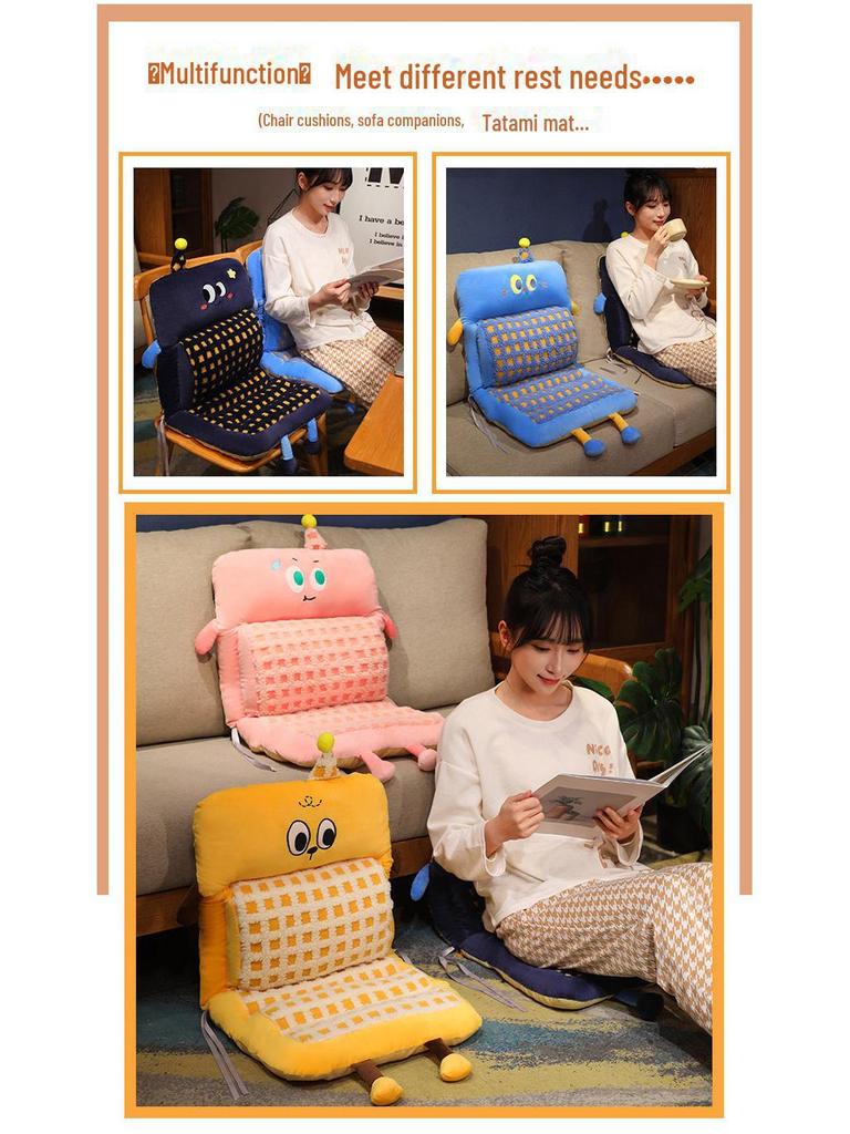 Autumn/Winter Soft Seat and Backrest Cushion for Office Chair or Student Stool