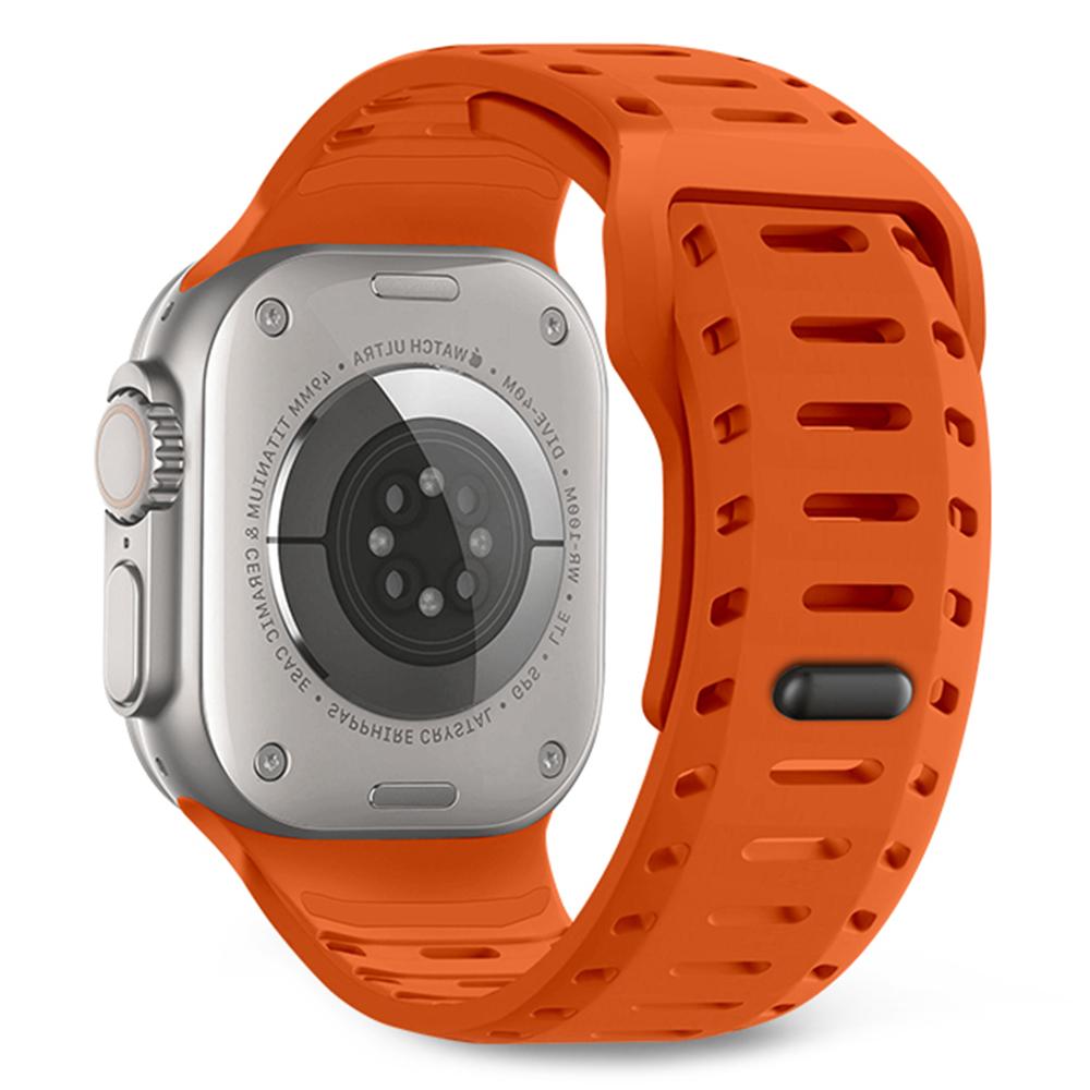 Silicone Band for Apple Watch Series 10 Ultra 9 8 7 SE 6 5 4 3 2 1 46mm 49mm 45mm 44mm 42mm Adjustable Watch Strap