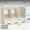 Desktop Organizer Shelf with Drawers & Pen Holder, Multifunctional Storage Rack for