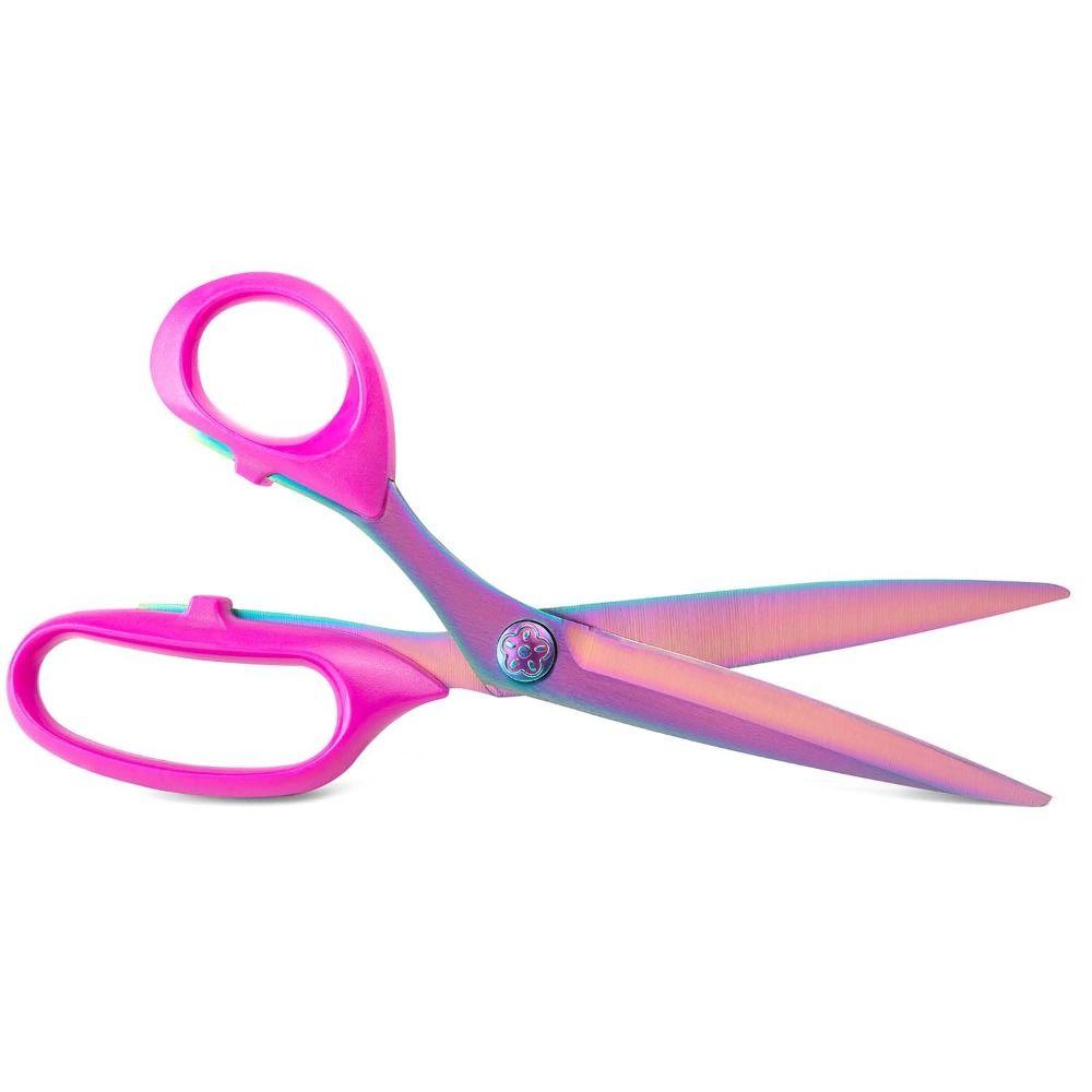 Sharp Sewing Scissors Sharp Titanium Coating Left Handed Scissors Stainless Steel Heavy Duty Multi-Purpose Shears Fabric Cutting