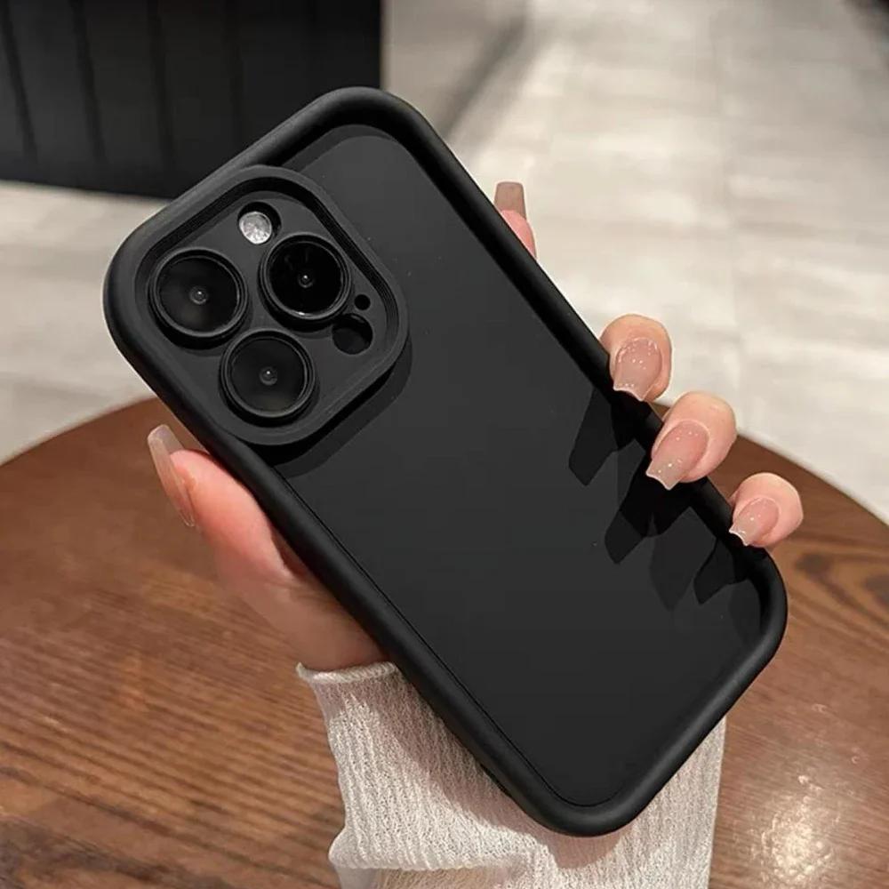 Luxuriöse Silikonhülle in Bonbonfarben für iPhone 11 13 12 14 15 16 Pro Max 15 Pro XS XR XS Max 7 8 PLUS 16E SE 2022 Stoßfeste Abdeckung