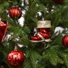 StarryLights Christmas tree bauble set, red and gold, 42x19x19 cm