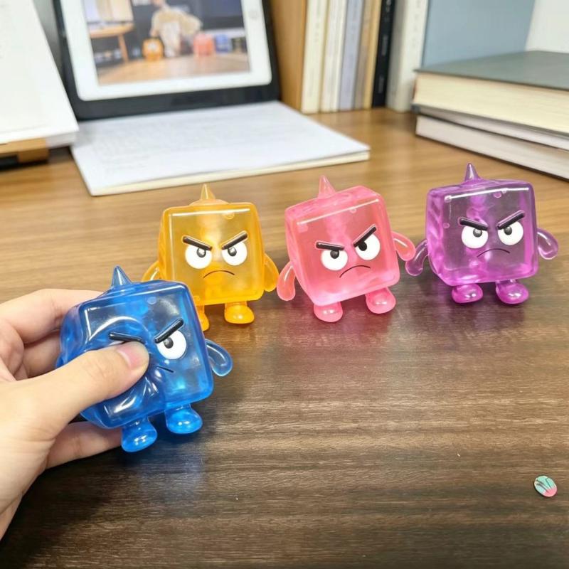 Maltose Cube Monster Stress Relieving Squeeze Toy Soft Slow Rising Sensory Stress & Anxiety Squeeze Toys Random