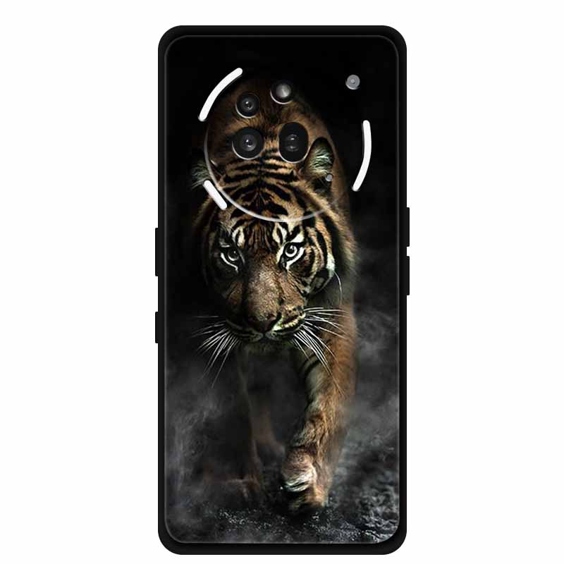 For Nothing Phone 3A Pro Case 3 A Pro Phone Cover Wolf Black Silicone Soft Coque For Nothing Phone3A Pro Back Cover Case 3APro