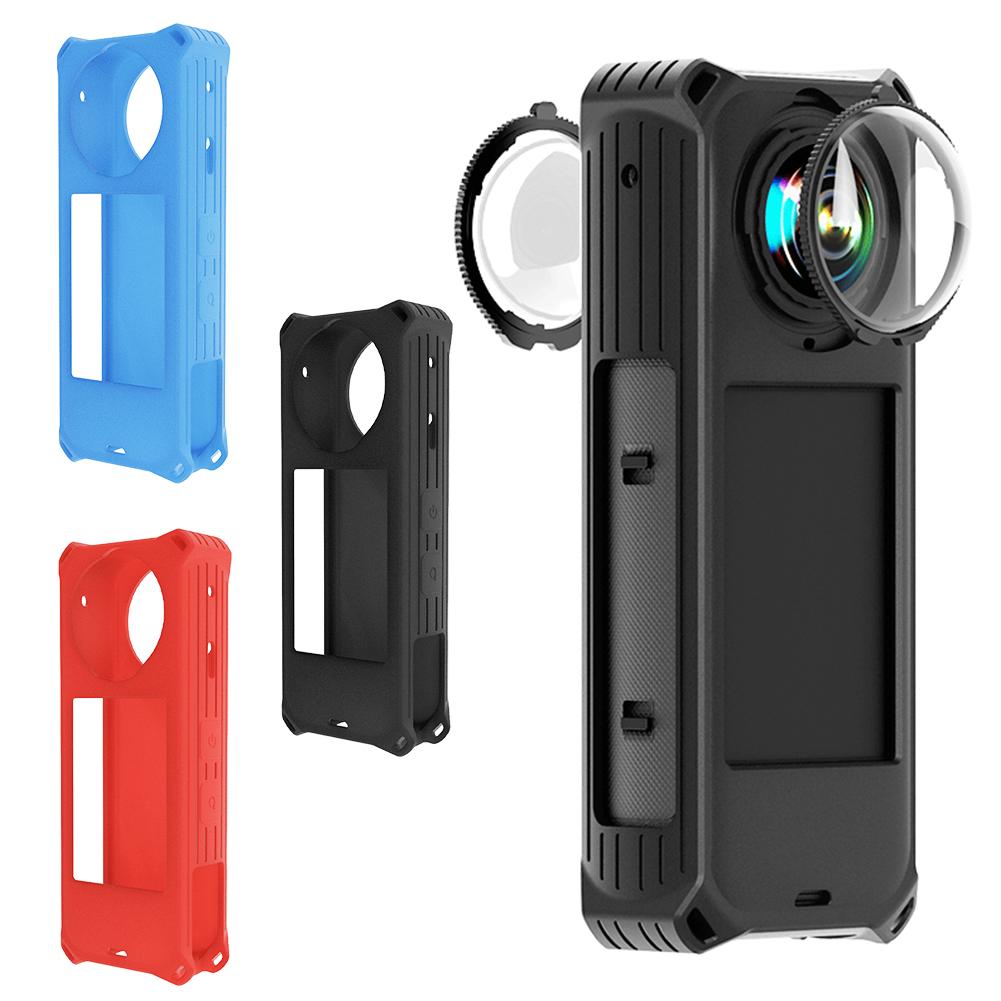 Silicone Protective Case Camera Lens Protector Dustproof Camera All-round Protection Cover for Insta360 X5 Camera Accessories