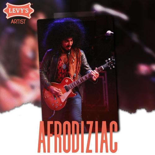 Levys Brown Suede 2.5" Guitar Strap (Kokopelli Design with Tools)