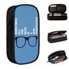 Kawaii Pencil Case Eye Exam Pen Box School Pencil Cases Girls Boys Double Layer Pattern School Stationery