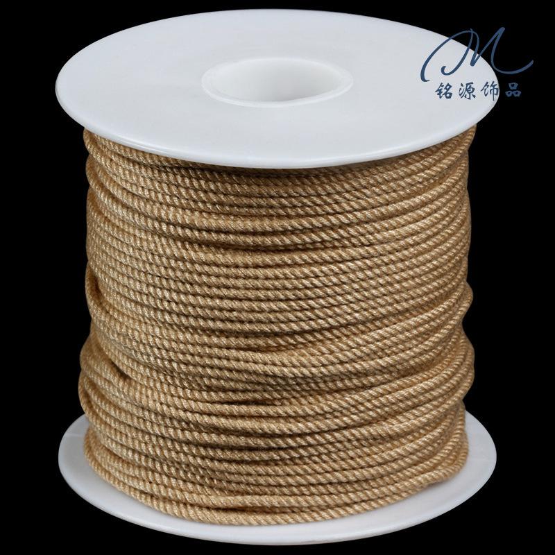 Large Roll Hand Rubbing Cotton Thread Rope Work In Progress Tibetan Play Rope Braided Rope Hemp Thread Pendant Rope Bracelet Rope Fringed Accessories