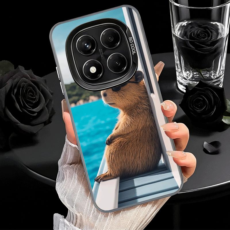 Animal Capybara Cute Soft Phone Case for Samsung Galaxy S24 S25 FE S26 Edge S23 Ultra S22 Plus S21 + Shockproof Cover Back Shell