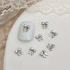 20pcs Bowknot 3D Metal Nail Charms for Nail Art Women Nail Decorations Accessories DIY Nail Supply