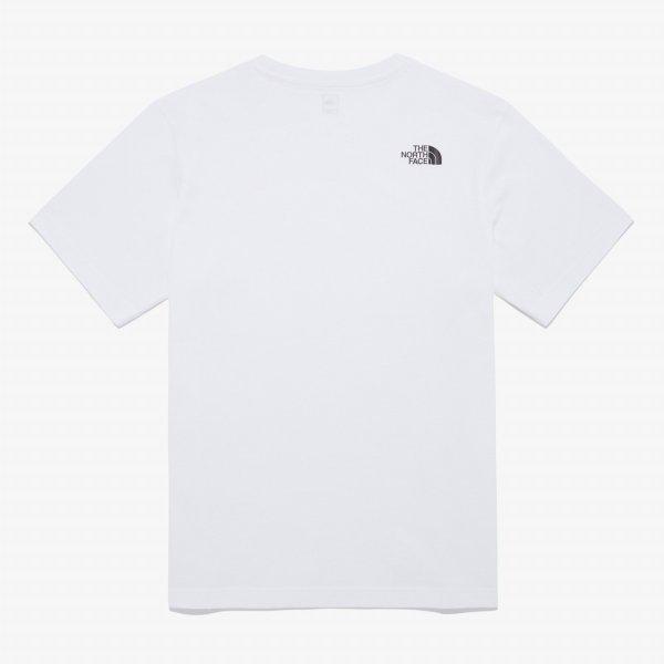 The NorTh Face Men S CoTTon baSic ShorT Sleeve T ShirT whiTe nT7ur05b