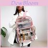 Pvc Transparent Student Backpack With Usb Charging Large Capacity For Travel And School Use