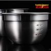 Qianxing 304 Stainless Steel Mixing Bowls with Scale (Set of 5)