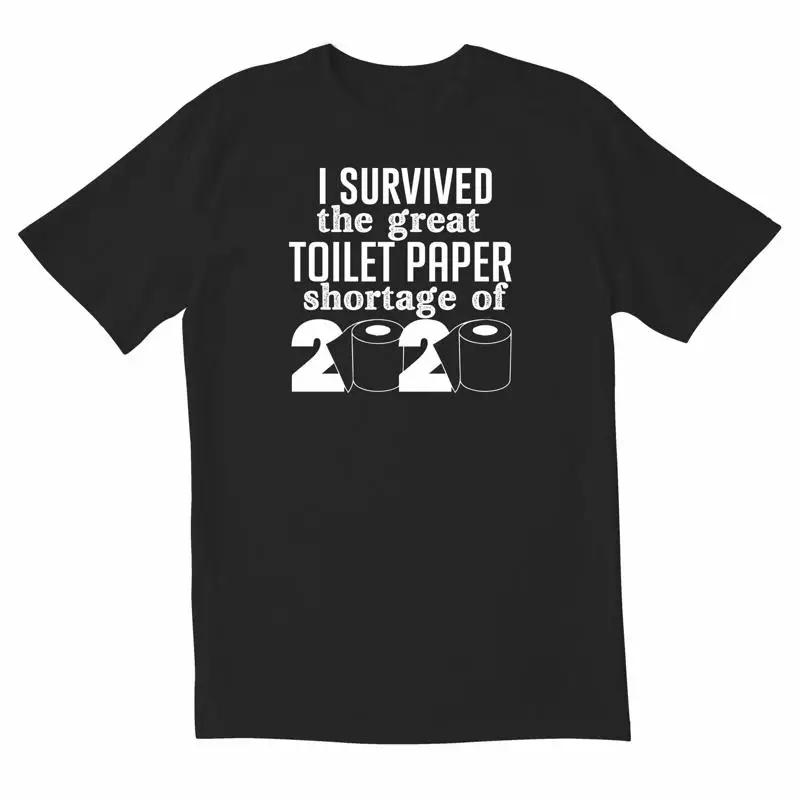 Totallytorn I Survived The Great Toilet Novelty Sarcastic Funny Unisexs T Shirt