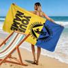 Name Custom Dundee United FC Print Beach Towel, Large Soft Quick Dry Towel for Beach Camping Swimming