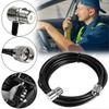 5m/16ft Antenna Feeder Cable - M Male Type, Rubber & Metal, Long Feeder Wire for Two-Way & Amateur Radios