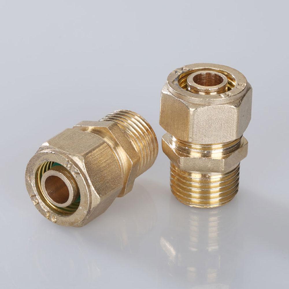 DN15 DN20 Male/Female Thread Straight Pex Pipe 1216/1418/1620/2026/2632 Fitting Aluminum Plastic Pipe Fittings