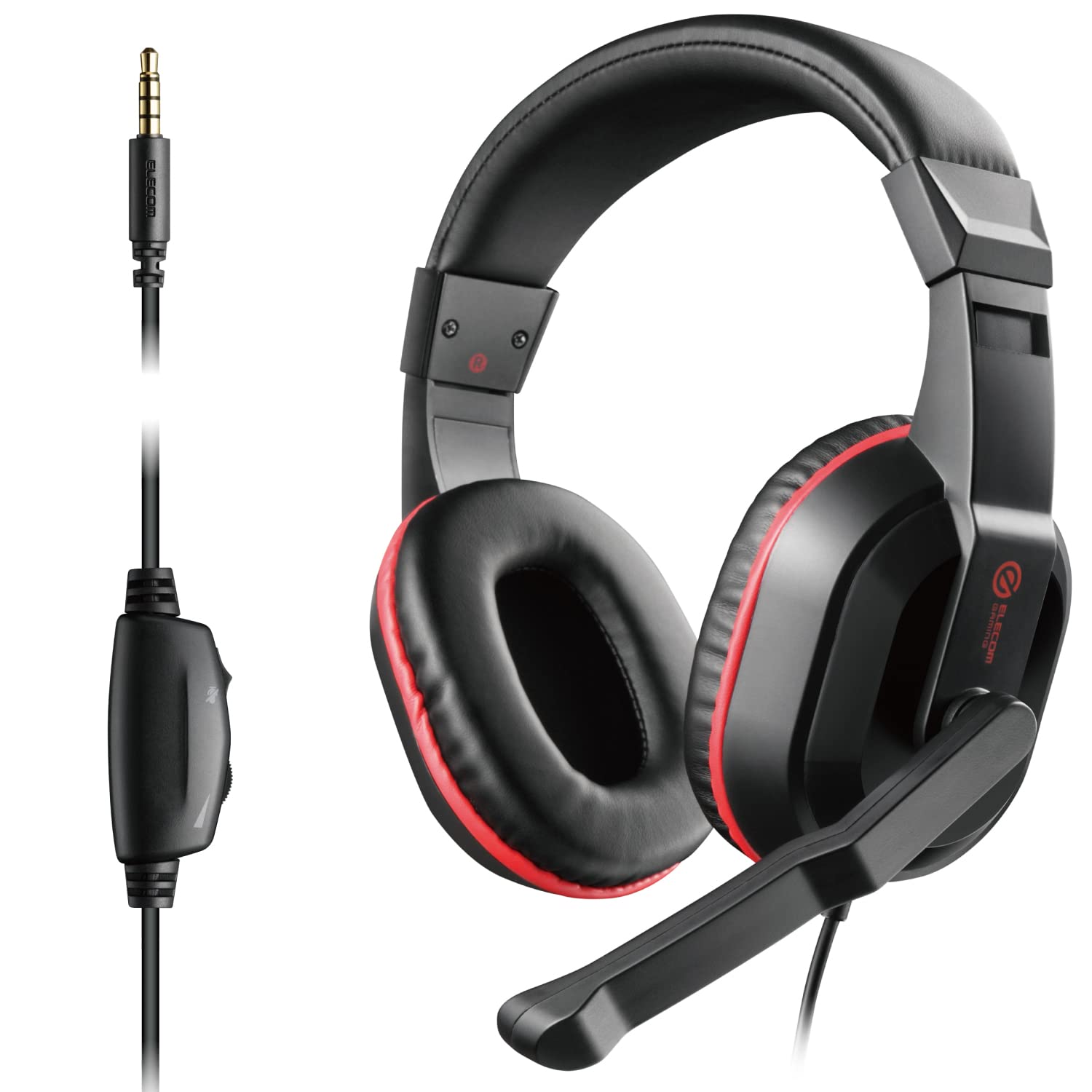 

ELECOM Gaming Headset Wired with Analog Mixer 5 4 NINTENDO 4 Pole Binaural Overhead Black 3.5mm [PS / / SWITCH] HS-GM04MSTBK