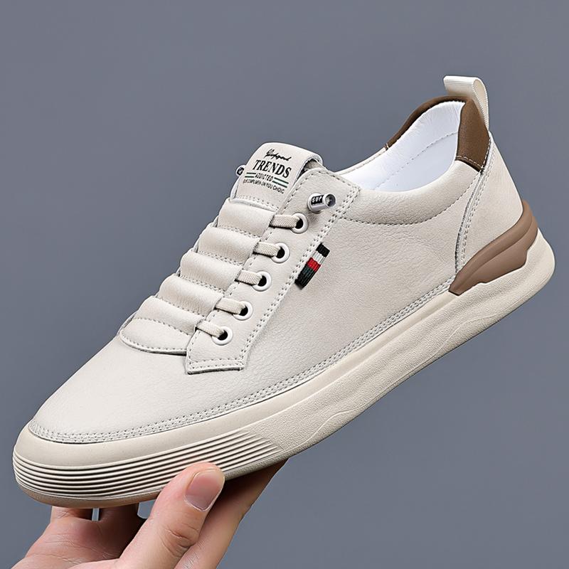 Men's Shoes, Versatile, Casual, Lightweight, Soft-Soled, Non-Slip Sneakers, Men's Breathable White Shoes, Men's Running Sneakers
