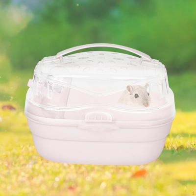 Cage de voyage pour hamster avec bouteille d'eau intégrée 7,8 x 6,3 x 5,9 pouces pour voyager