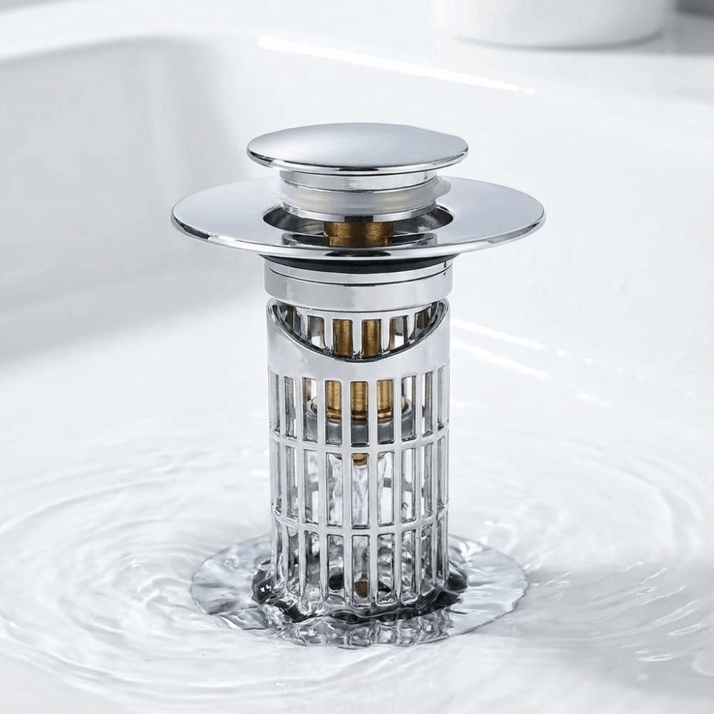 Leak Proof Push Pop-Up Stopper Anti-Corrosion Material Sink Plug Replacement Bathtub