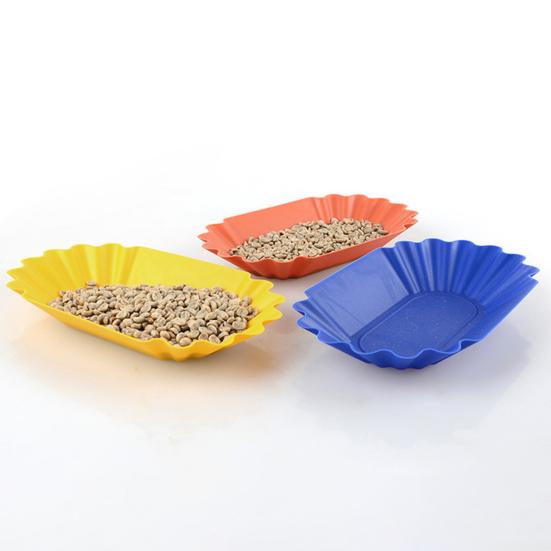 Snack Serving Display Tray Reusable Stable Large Capacity Coffee Bean Sample Cupping Tray for Dining Room