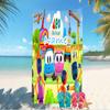 Customizable personalized beach towels Leo the Truck themed designs.Suitable for the beach, yoga, sports;ideal as beach accessories