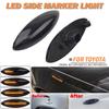 2x Dynamic Flowing LED Side Marker Turn Signal Light For Toyota YARIS ECHO VIOS LIMO NLP10 SCP10 SCP12 2000 2001 2002 2003-2005