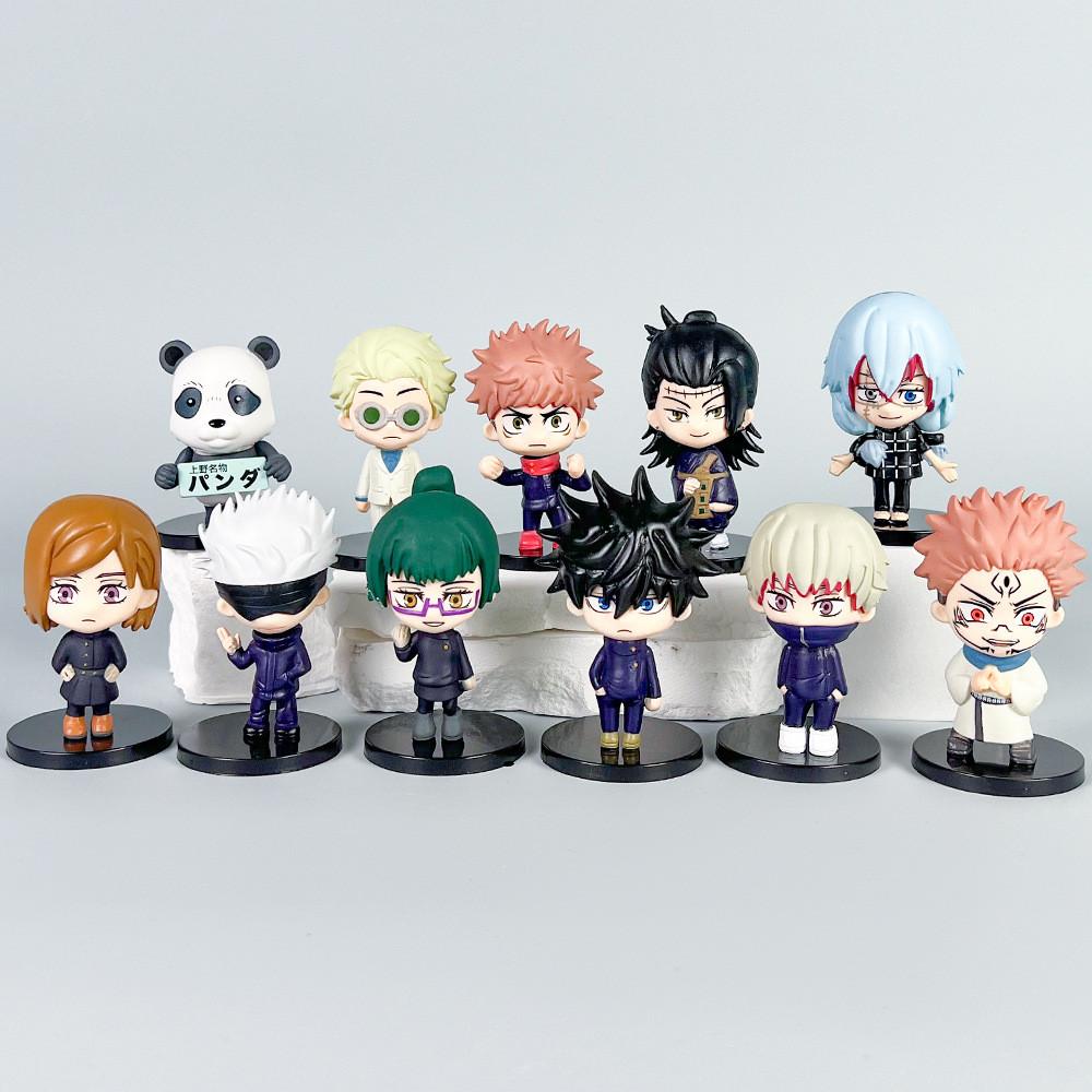 Jujutsu Kaisen Itadori Yuji Fushiguro Megumi Pvc Model Set For Anime Enthusiasts