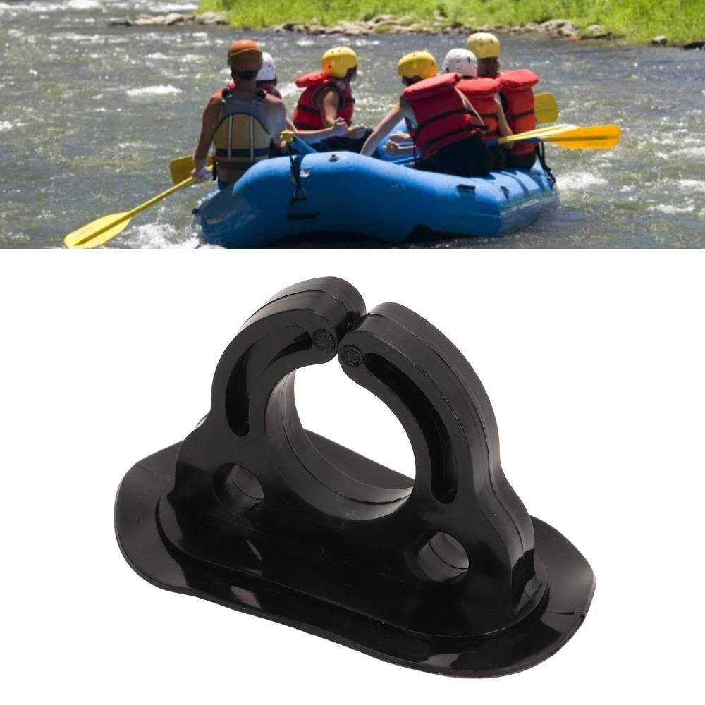 4PCS Easy To Install Inflatable Boat Paddle Clips Open‑style Oar Ring Paddle Oar Keeper for Kayak