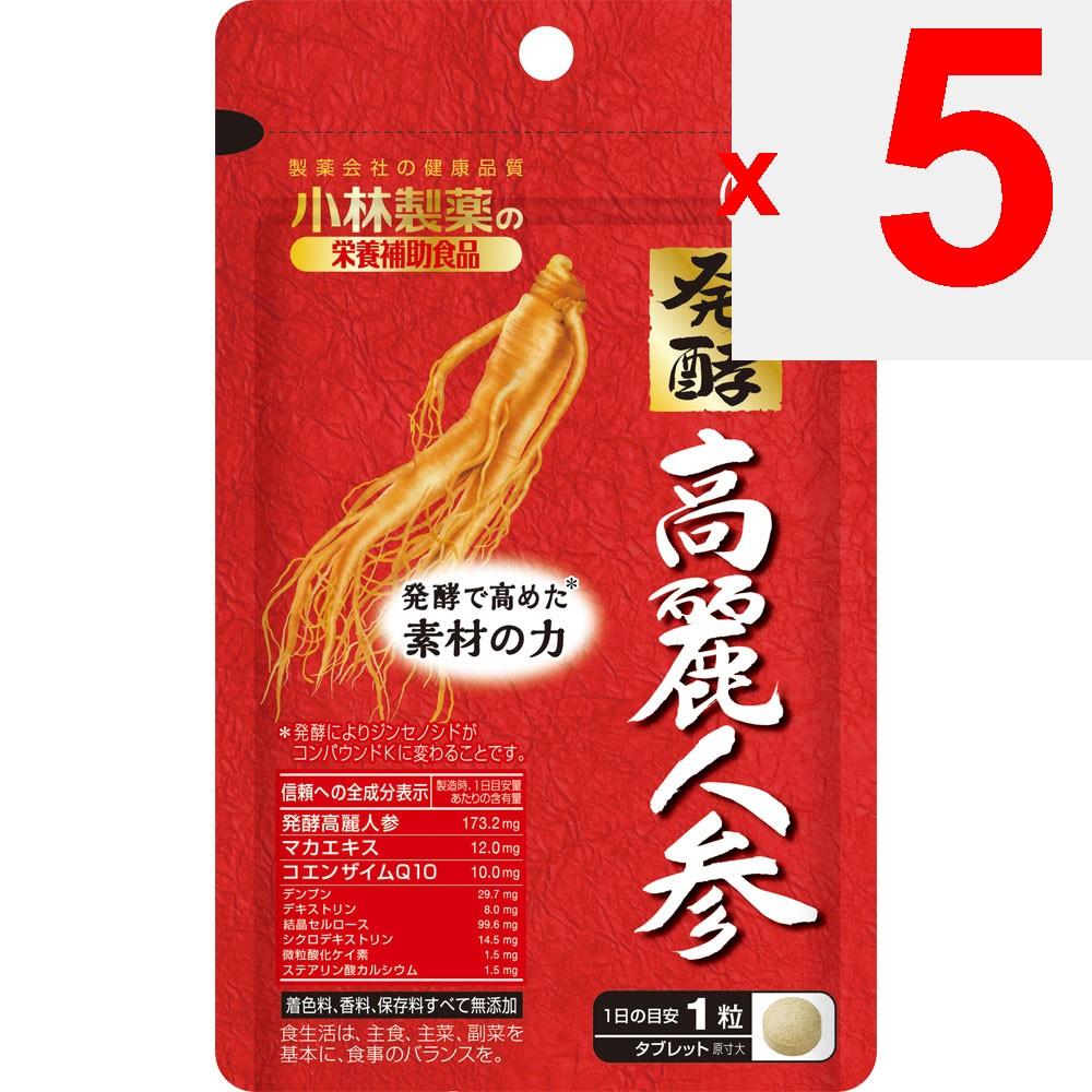 Kobayashi Pharmaceutical Fermented Korean Ginseng 30 capsules Soft-Shelled Turtle Tonic Soft-Shelled Turtle