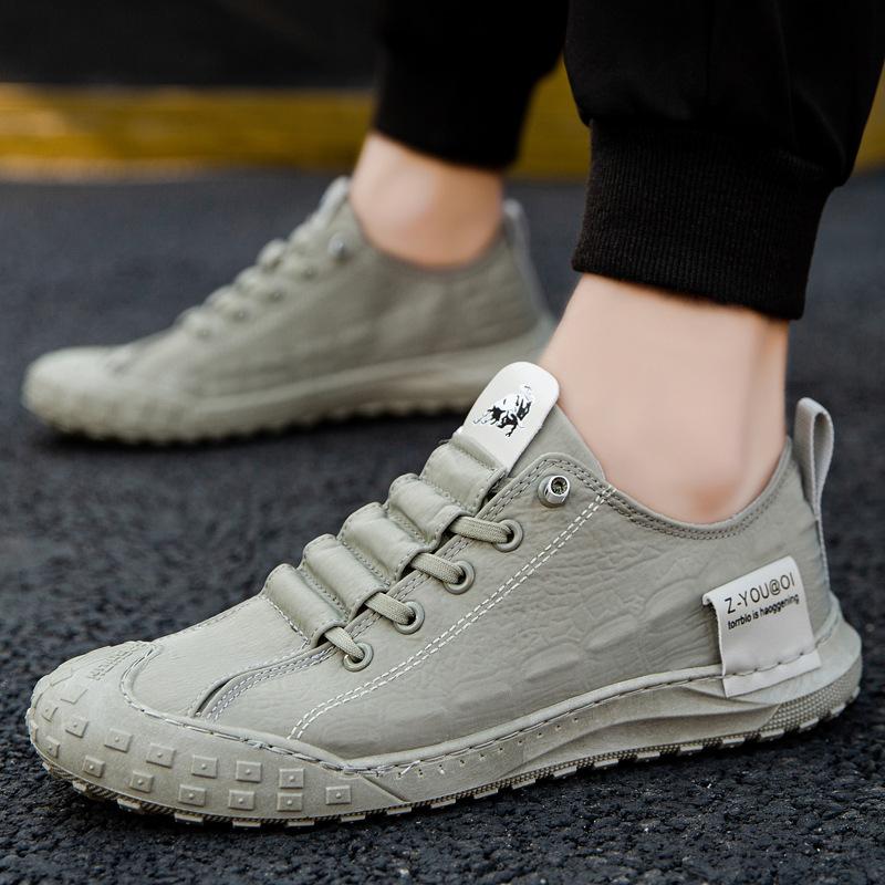 Letnie męskie oddychające buty deskorolkowe z lodowego jedwabiu Męskie buty na co dzień Trend w modzie Obuwie męskie