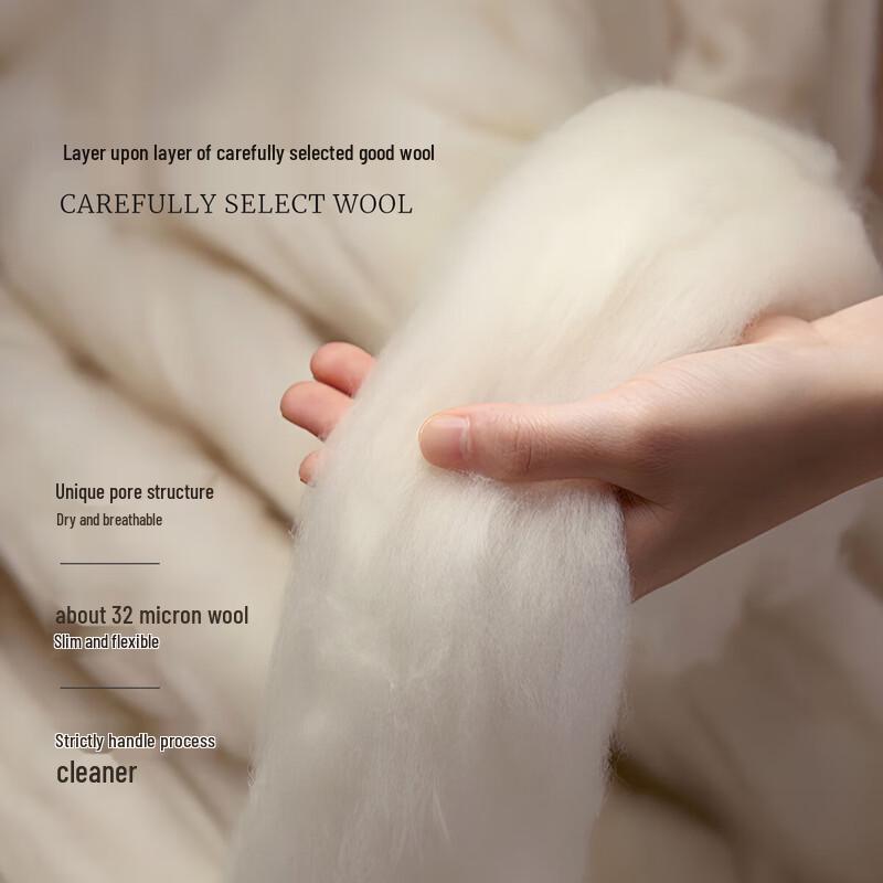 Mercury Home Textiles Corrade Australian Wool 2-in-1 Quilt