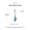 Newcopper Blue Ocean Series Charms Pendants Fit Original Bracelet Diy Beads For Women Making Gift
