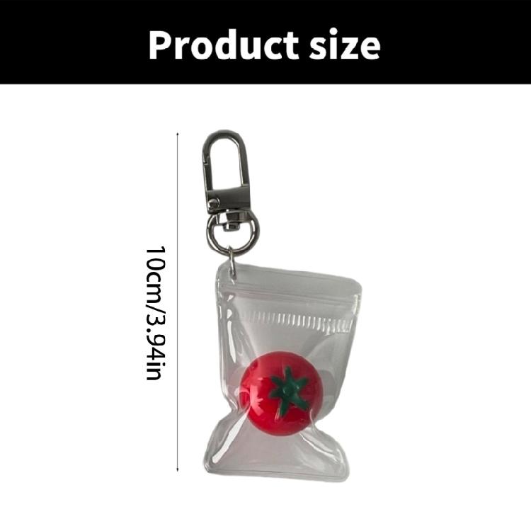 Lovely Tomato Phone Pendant Charming Tomato Mobile Pendant Accessory Phone Chain for Parties and Daily Use