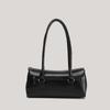 Nuova Borsa a Cuscino Retrò Borsa Baguette con Fibbia a Chiusura, Borsa Boston a Spalla Testurizzata per Donna, Borsa a Tracolla alla Moda