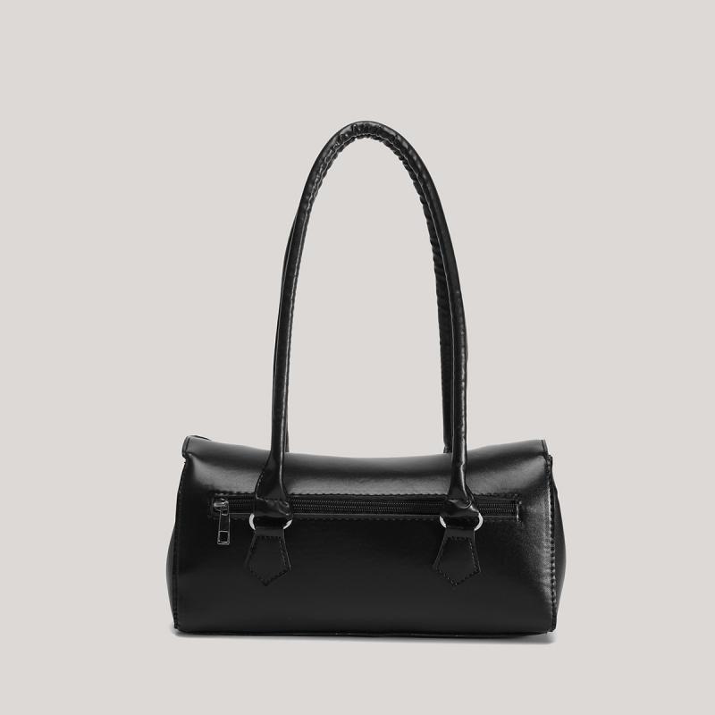 Nuova Borsa a Cuscino Retrò Borsa Baguette con Fibbia a Chiusura, Borsa Boston a Spalla Testurizzata per Donna, Borsa a Tracolla alla Moda