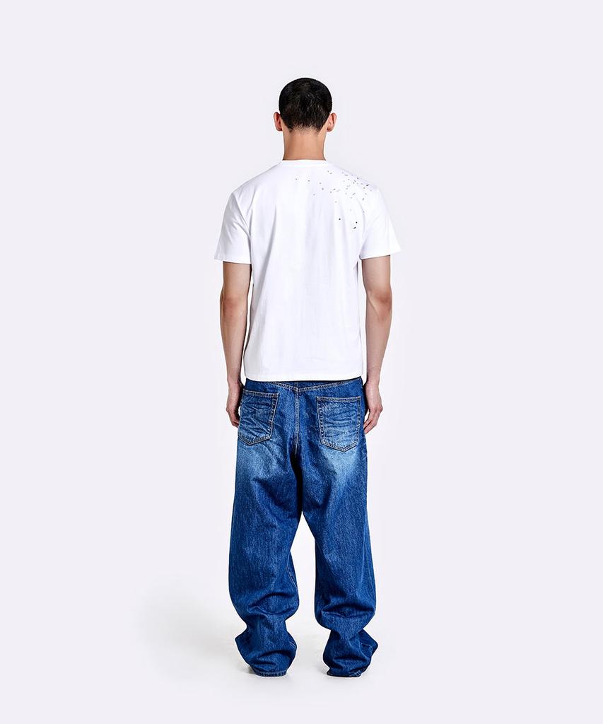 51Peosenteu Crushed T-Shirt - White