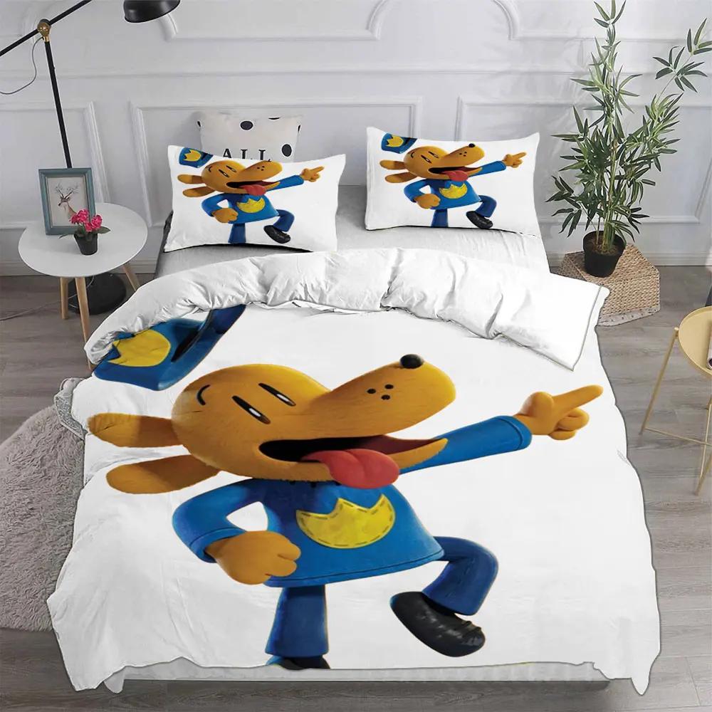Dog Man () Bedding Sets Quilt Bed Cover Comforter Duvet Cover Pillow Case 2-3 Pieces Sets Teenagers Children'S Gifts