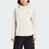 adidas TERREX Women's Outdoor Windproof Softshell Hooded Jacket Light Beige JV6235