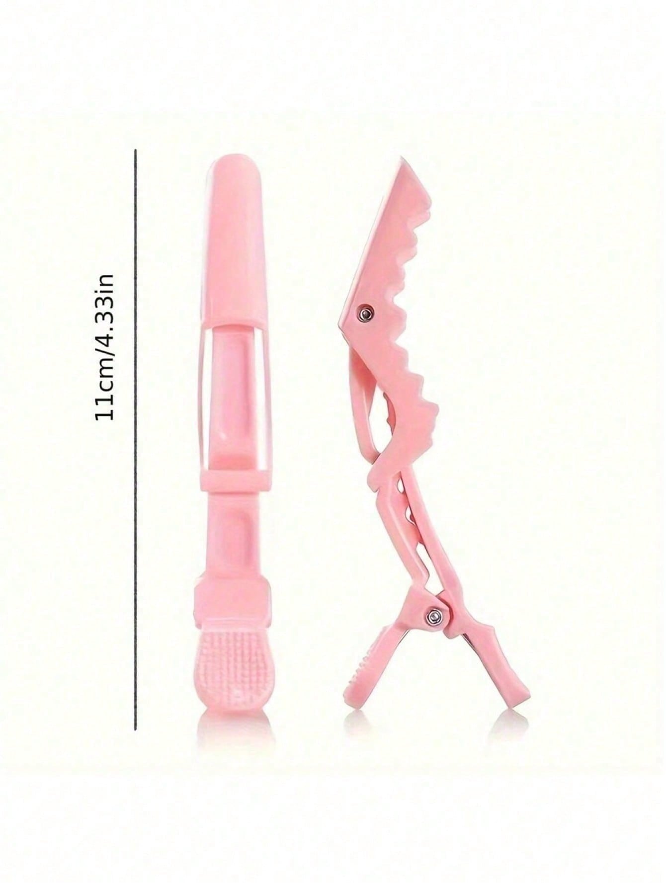 

Multi Functional Hair Cli With Crocodile Clip And Hair Styling Clip Positioning Partition, Suitable For Hairdressers And Professional Hairstylists різнокольоровий