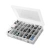 630Pcs Aluminum Electrolytic Capacitor Kit Assortment Box 24 Value 0.1uF?1000uF for DIY