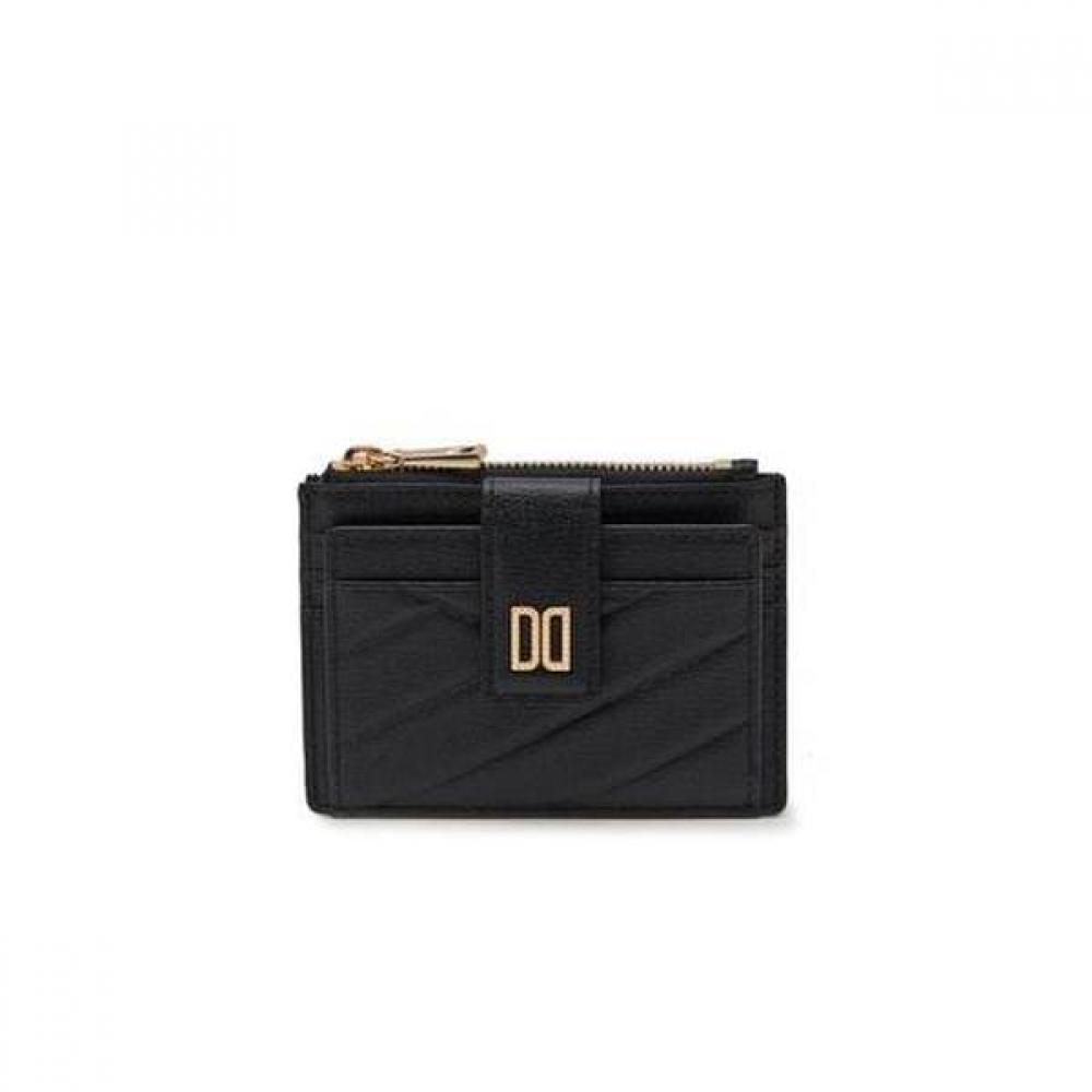 Daks Black Card Wallet Gold Carlisle Pattern Dcho4e418bk