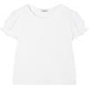 Mucmukn Girls' Cool-Feel Slub Cotton Short Sleeve T-Shirt