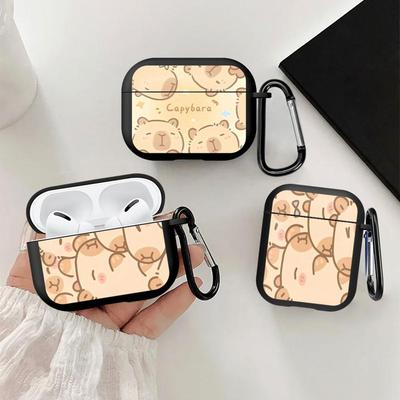 Case For Airpods 1 Pro3 Pro 2 4 3 Pro2 Earphone Cases Cover Cute Cartoon Capybara