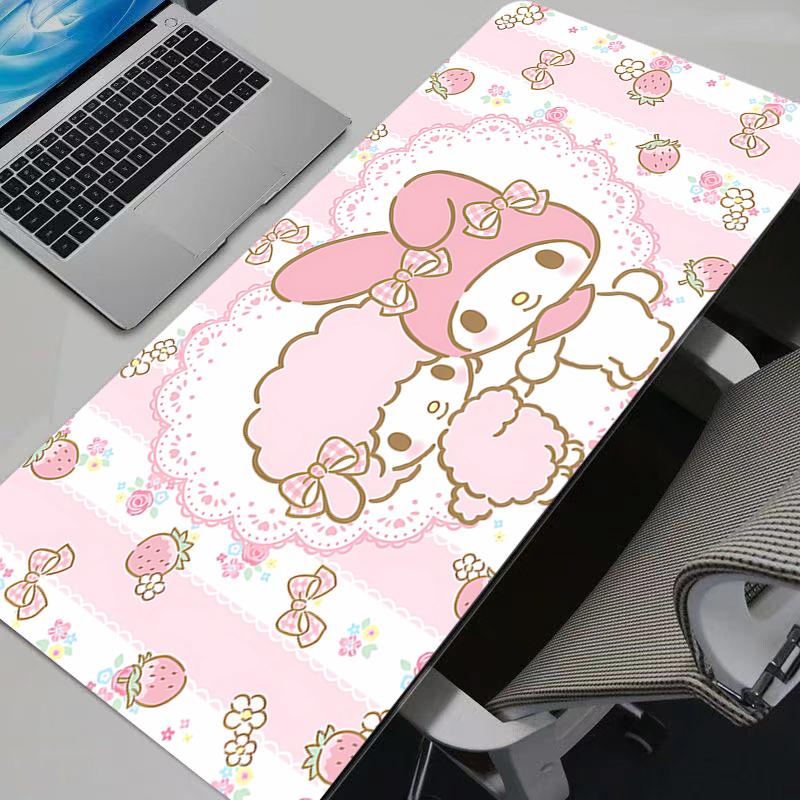 Mouse Pads Gaming Mousepad Pc Computer Big Desk Mat Office Keyboard Pad Carpet Anime MMy Melody Mouse Mat XXL Gamer Mouse Pad