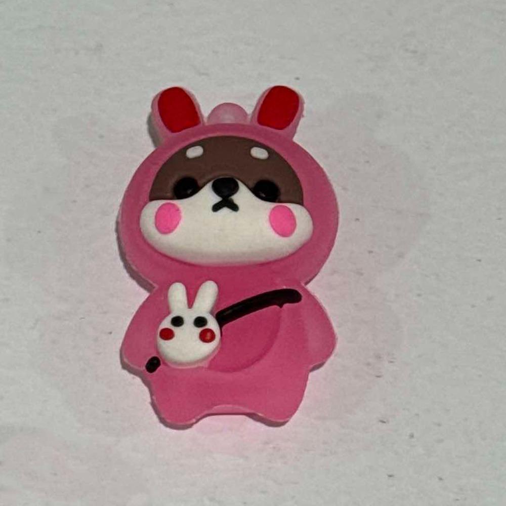 Girl Shoulder Bag Bag Key Chain Shiba Inu Doll Pendant Keychain Key Rings Flashing Light Keychain